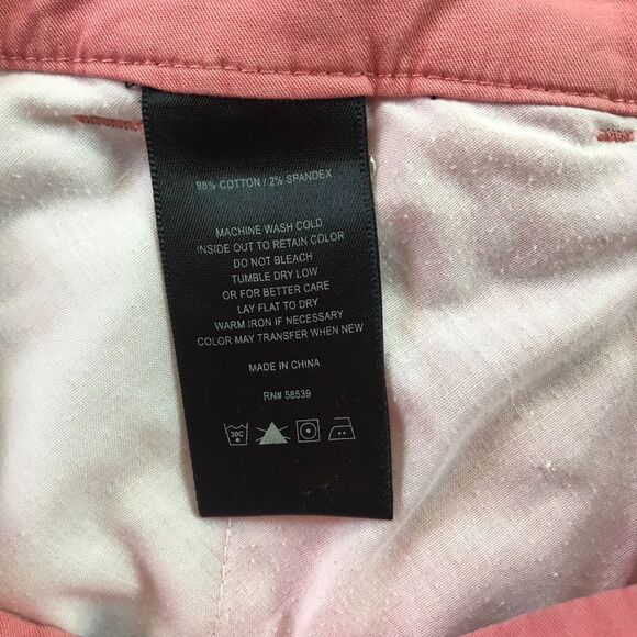 Kut From The Cloth Melon Pink Chino Trousers Pants Women's Size 0 - KC330MA3SF - Picture 5 of 10